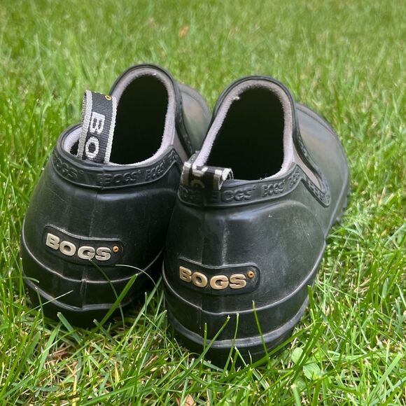 BOGS Women's Rue Black
Rubber Slip On Low Ankle
Rainboots Size US 10 EU 41 - Picture 5 of 13